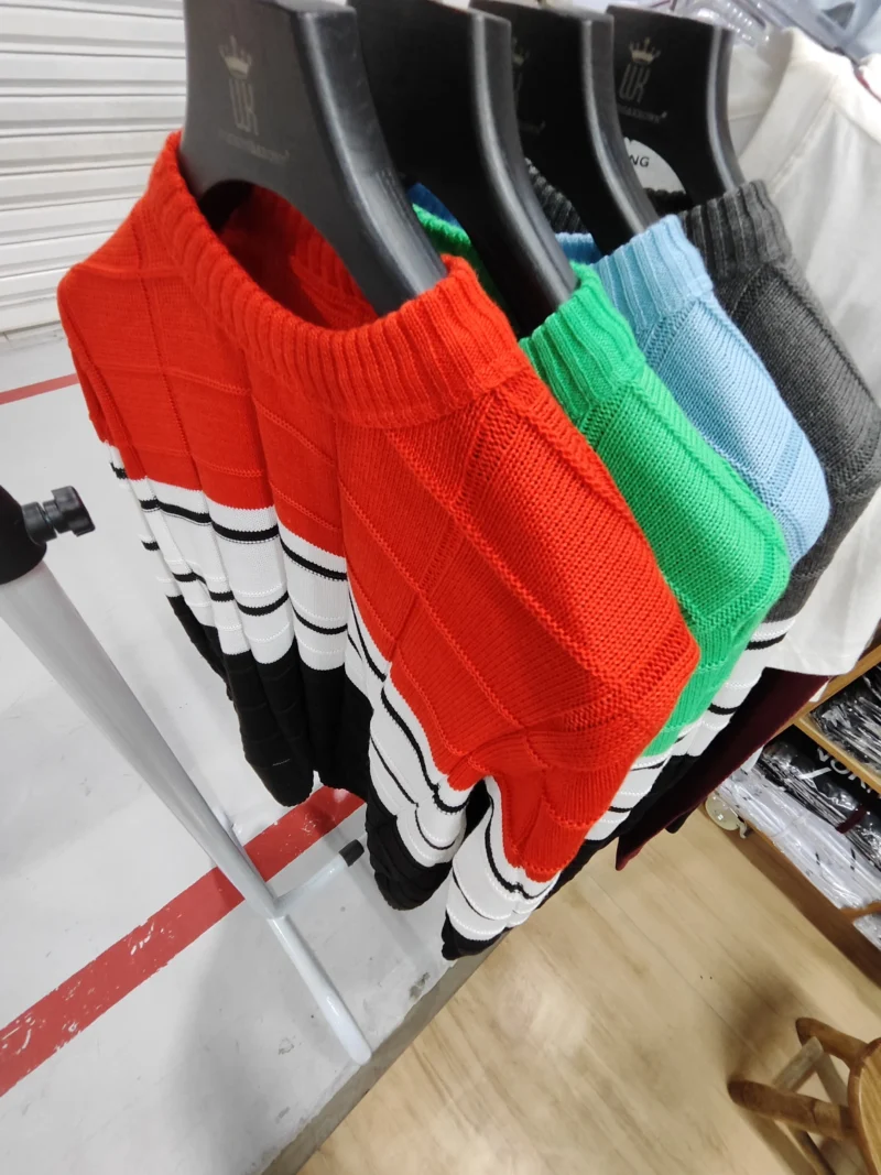 Suéter Masculino/gola Redonda/Blusa De Frio/Inverno/Casaco Novo2023