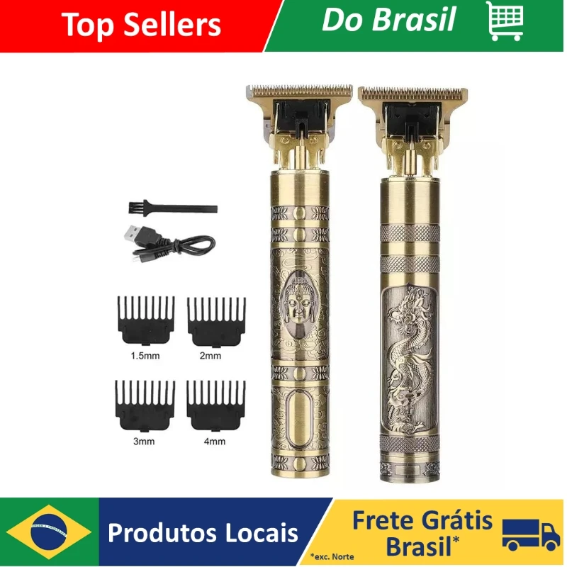 DAFUSHOP Máquina De Cortar Cabelo Para Barba Masculina Designer Aleatório Elétrico Profissional