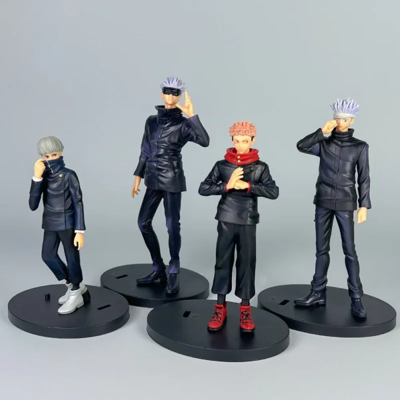 Jujutsu Kaisen Inumaki Toge e Geto Suguru Série Anime Action Figure, Satoru Gojo Satoru Modelo, Brinquedo PVC, Coleção Presente, 21cm