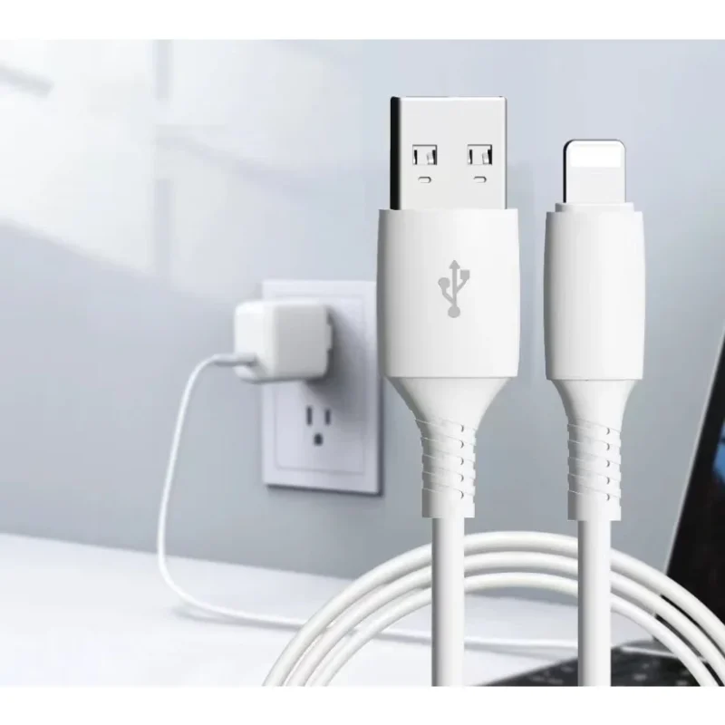 Cabo USB para iphone lightning 1 metro carregamento rapido