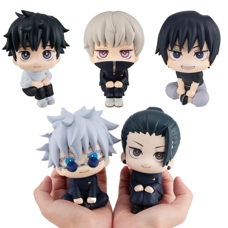 Jujutsu Kaisen Anime Action Figure, Look Up Q Version, Satoru Gojo, Geto Suguru, Fushiguro Toji, Estatueta Okkotsu Yuta, 10cm